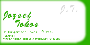 jozsef tokos business card